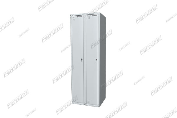 Шкаф металлический двухсекционный  для спецодежды (цена по запросу)